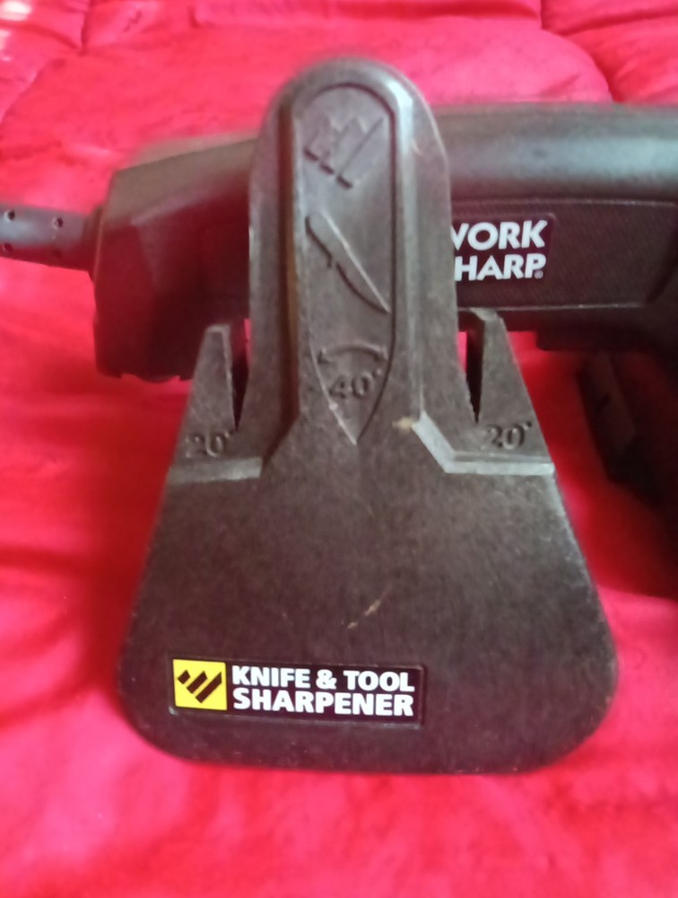 Work Sharp Knife and Tool Sharpener Model WSKTS Tested with Spare Belts