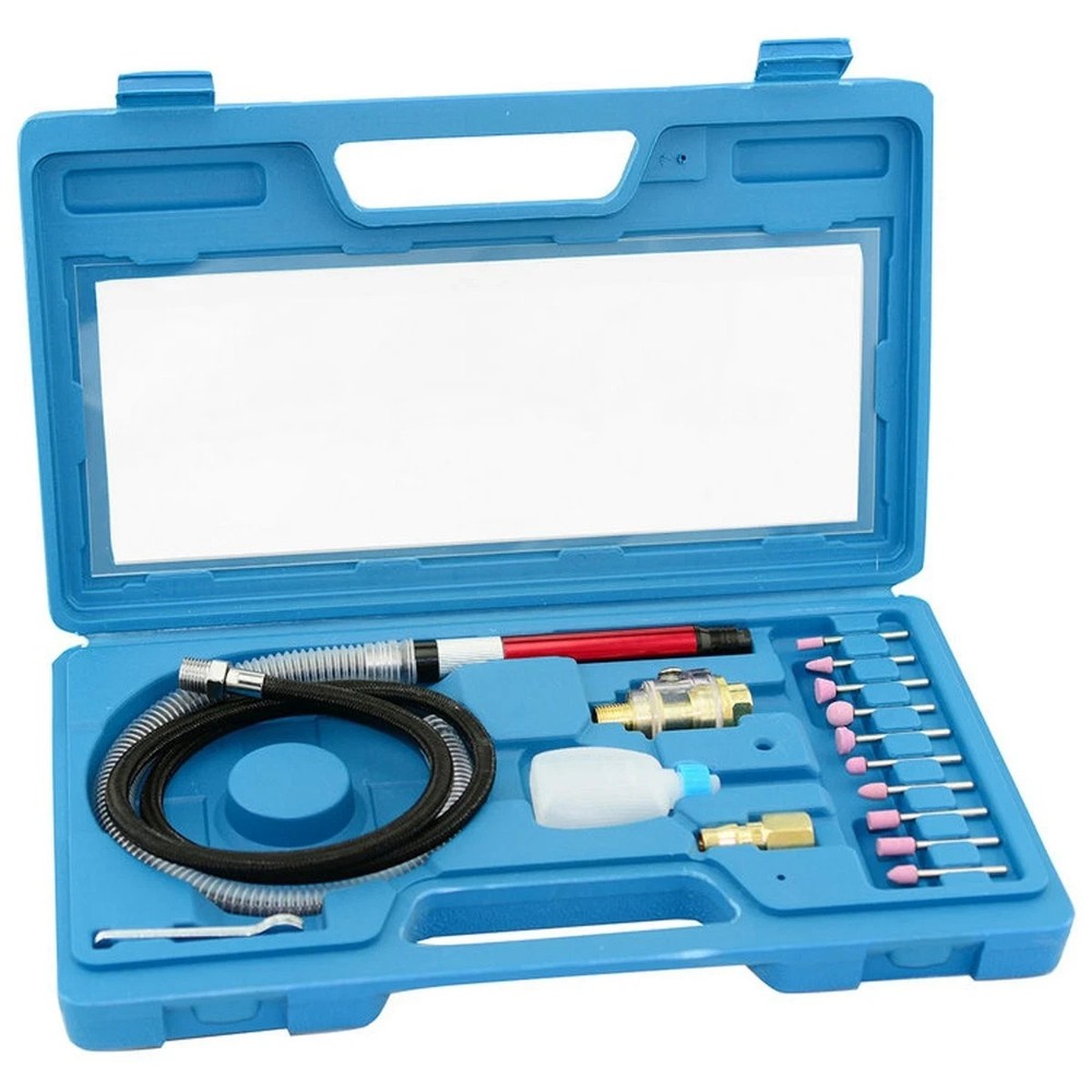 Variable Speed Pencil-Style Micro Small Air Die Grinder Tool Kit 1/8 in. Collet
