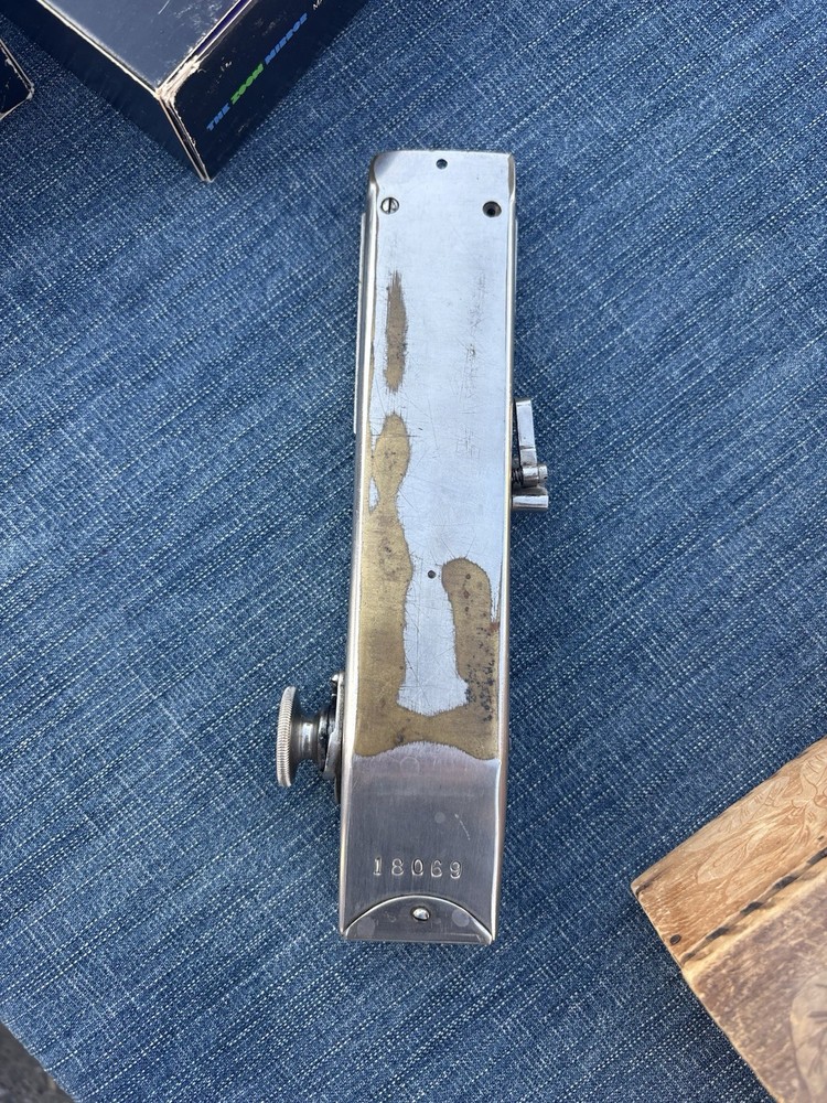 VINTAGE COMPTATOR MECHANICAL CALCULATOR / ADDING MACHINE W CASE