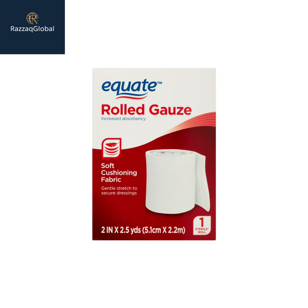 Equate Rolled Gauze, 2 in x 2.5 yds