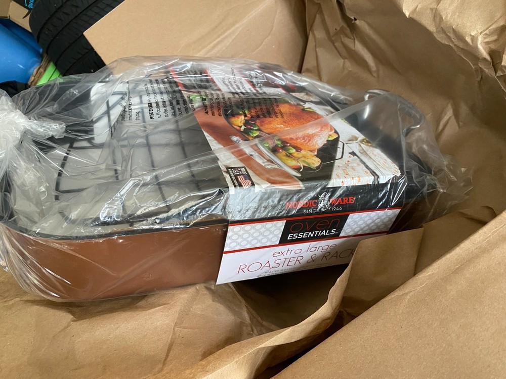 Nordic Ware Extra Large Copper Turkey Roaster With Rack