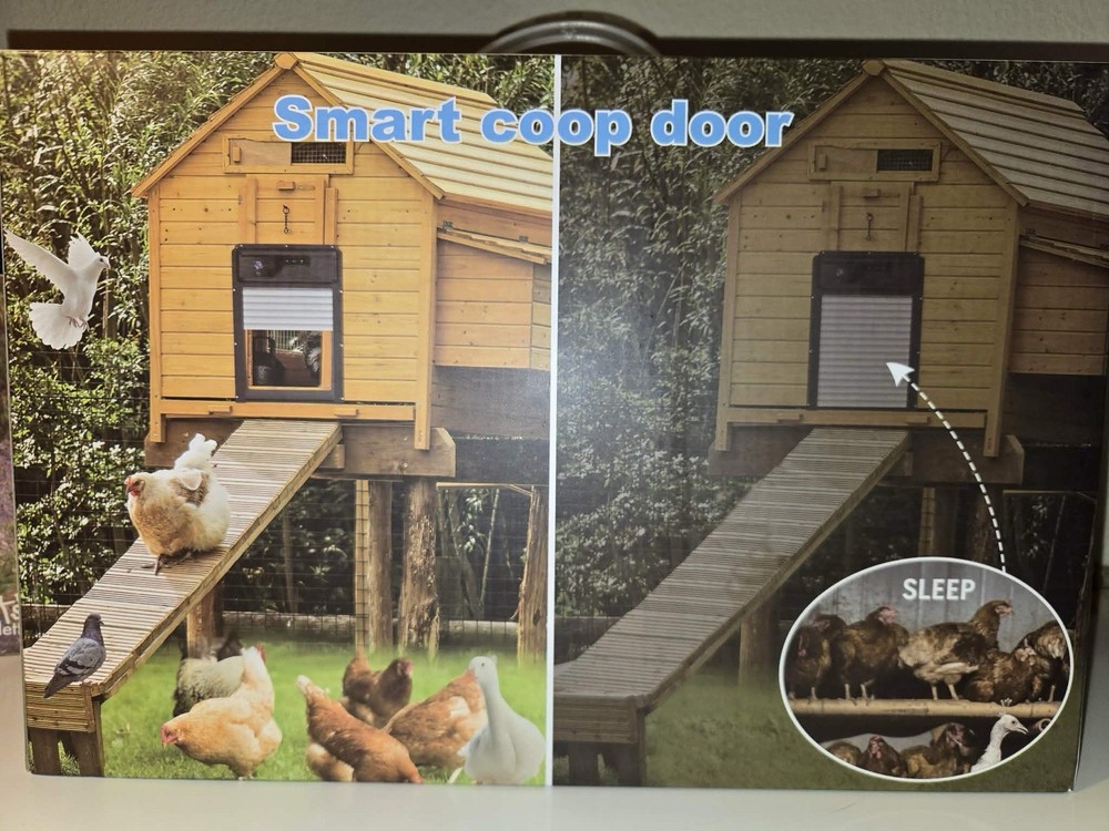 Automatic Chicken Coop Door Supports Solar - Remote and App Driven