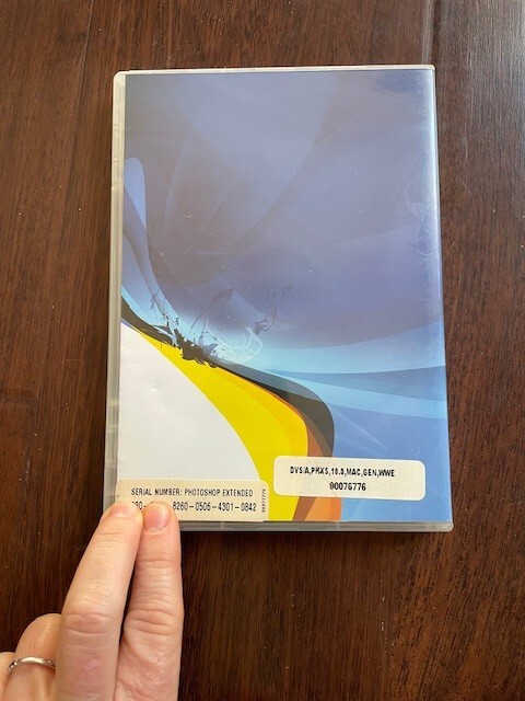 Adobe Photoshop CS3 Extended Macintosh disk + Serial