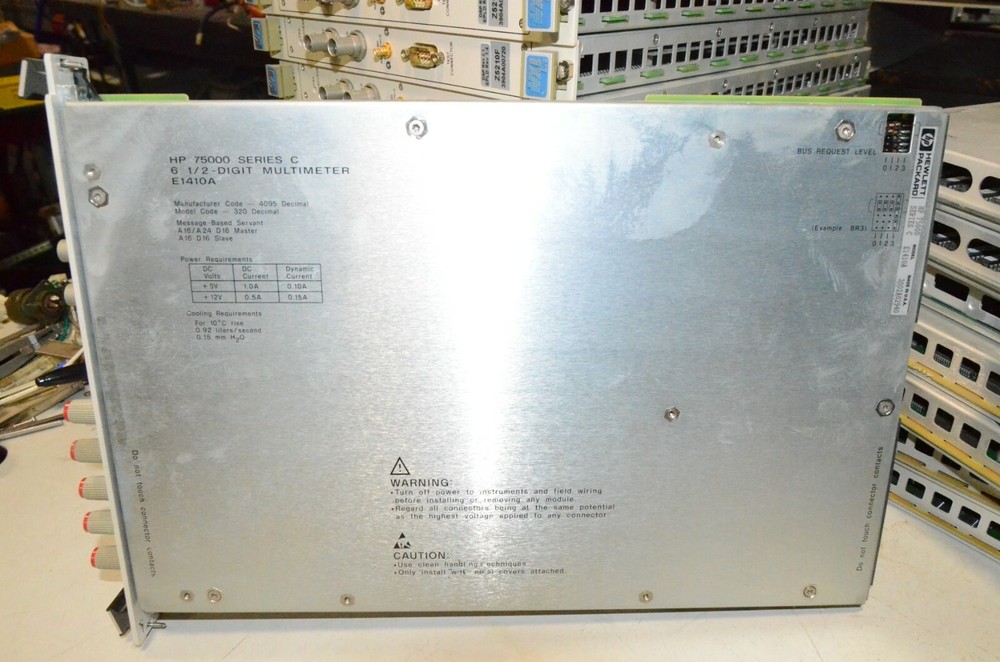 HP Agilent VXI Modules E1401B E1485A E1430A E1750A E1482B E1410A Z5210F