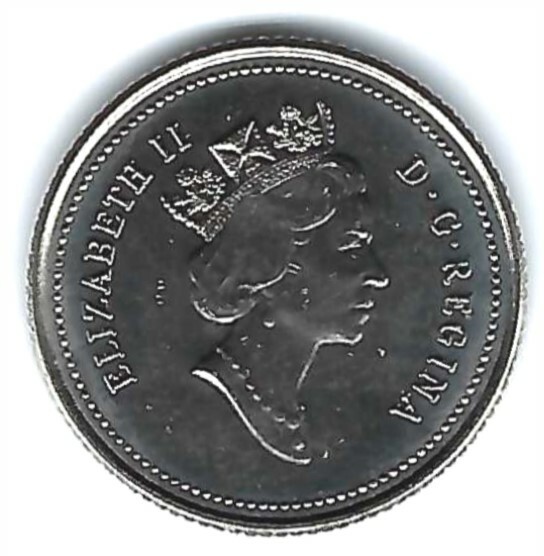 1992 Canada Uncirculated Confederation 125 Anniversary 10 Cent Coin!