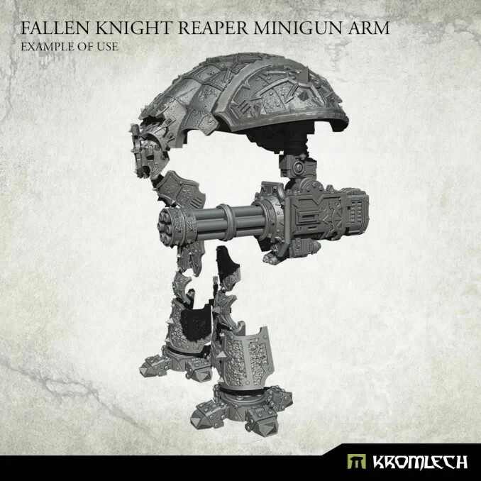 KROMLECH FALLEN KNIGHT REAPER MINIGUN ARM