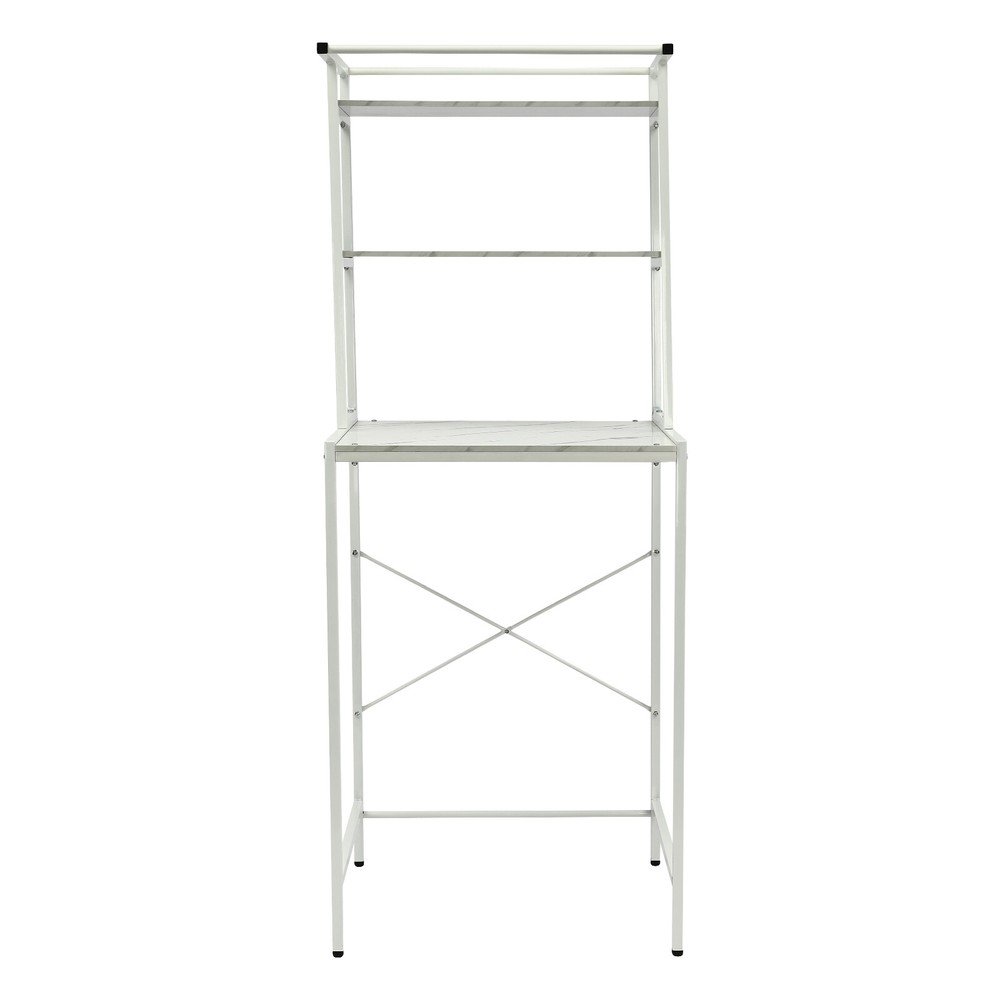 Washer & Dryer Storage Shelf Bathroom Space Saving Organizer Rack Standing Rack