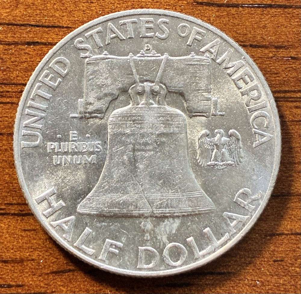 1951-D Franklin Silver Half Dollar