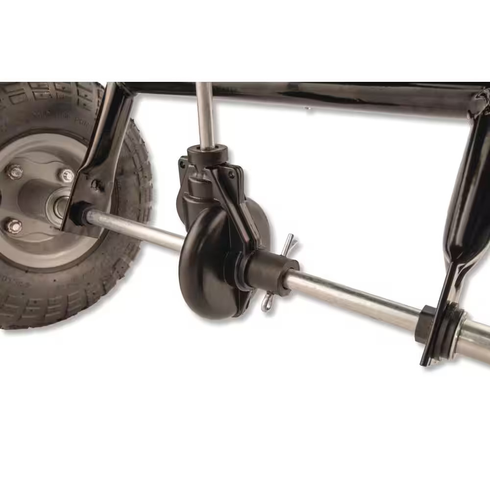 Tow Behind Grass Seed Salt Broadcast Lawn Fertilizer Spreader Pull Rustproof