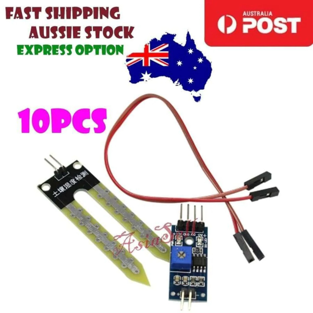 10pcs Soil Hygrometer Humidity Detection Module Moisture Water Sensor