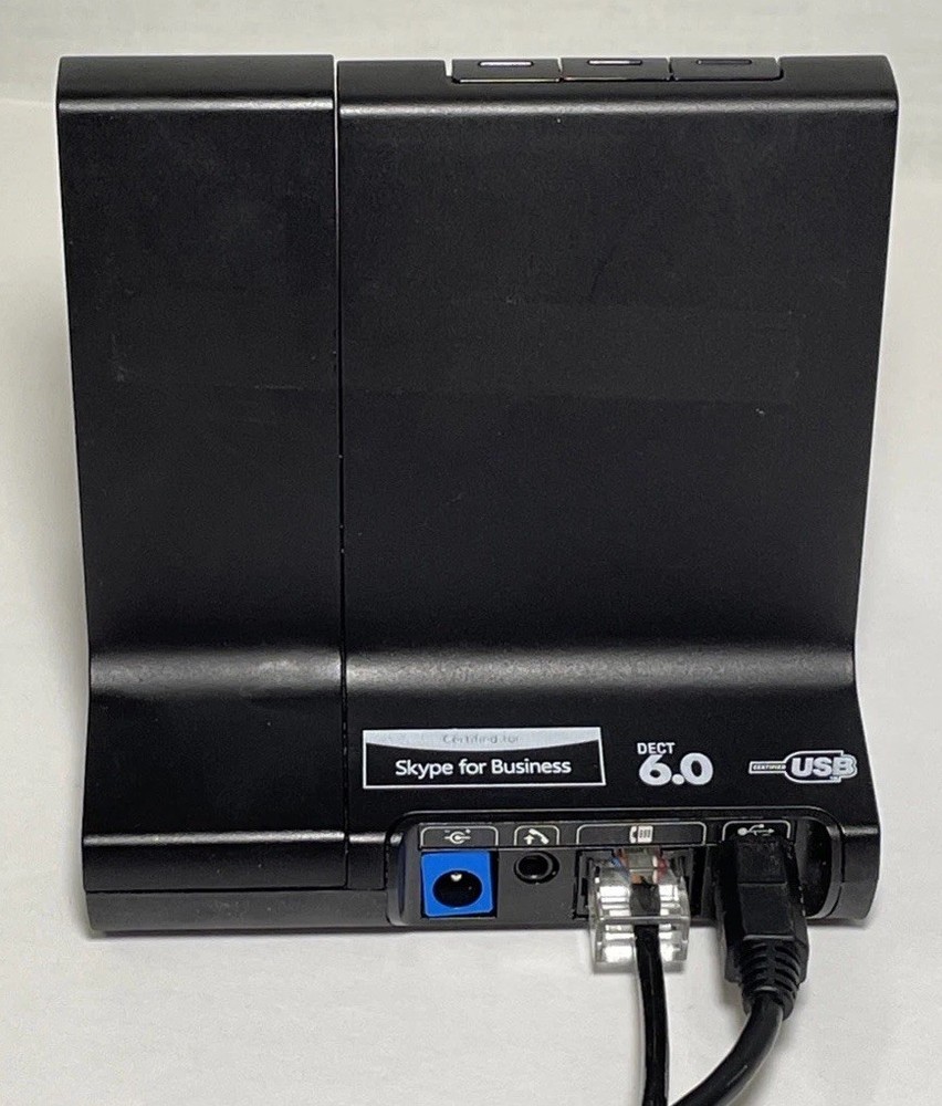 Plantronics Poly W8200B Wireless Charging Headset Base Only - Tested Working