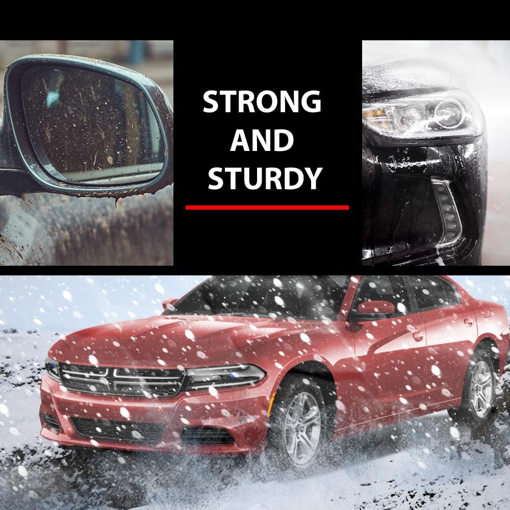 Radiator Support Front Splash Shield for Charger 2015-2023 Type 1 Black