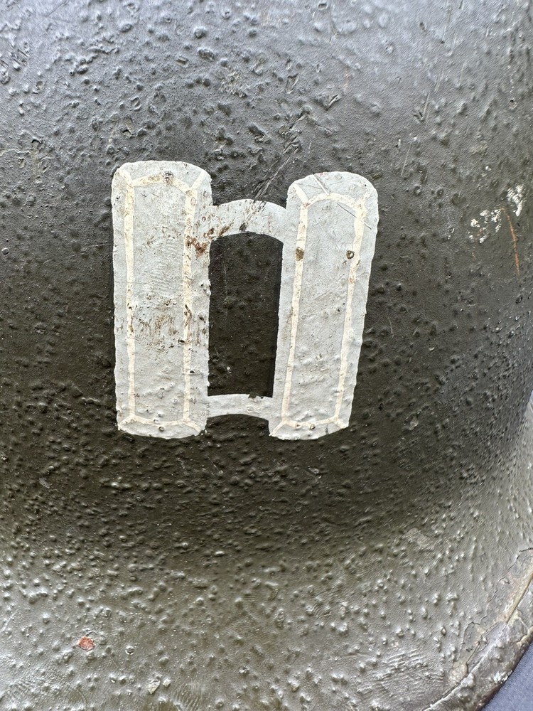 NAMED CAPTAIN M1-C PARATROOPER HELMET SHELL - Nice Example