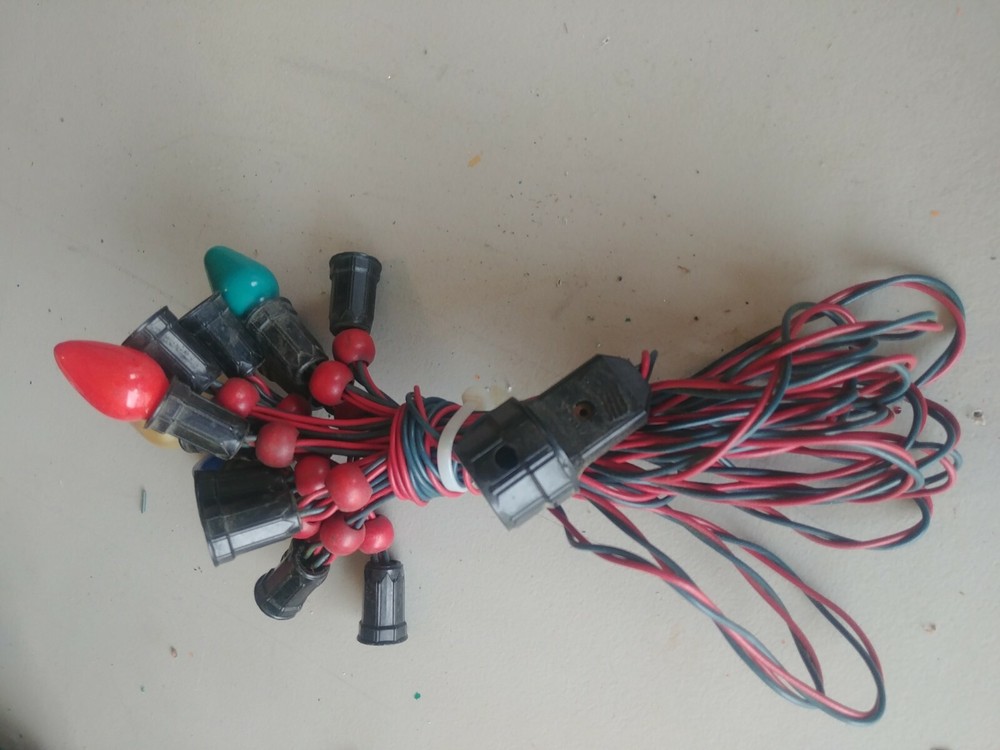 Vintage Noma Christmas tree light string