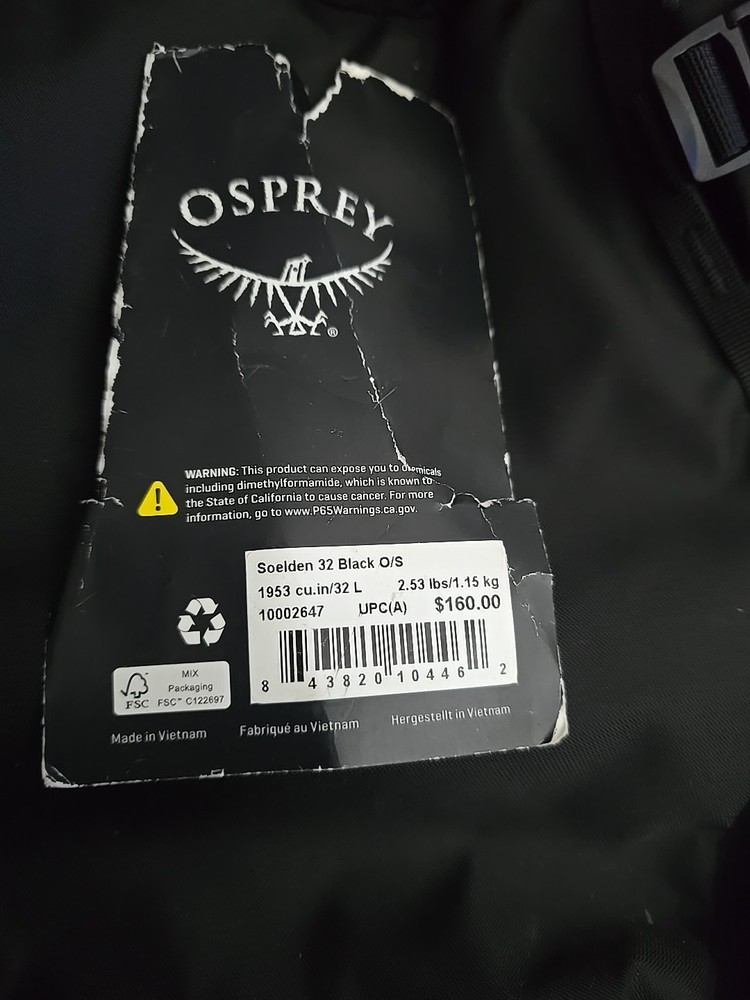 Osprey Soelden 32 Black O/S