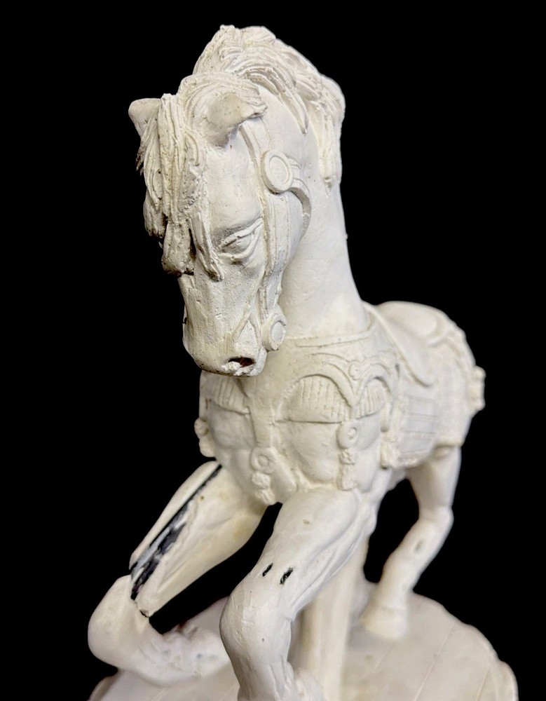 Plaster Bisque Carousel Horse - Unfinished ￼