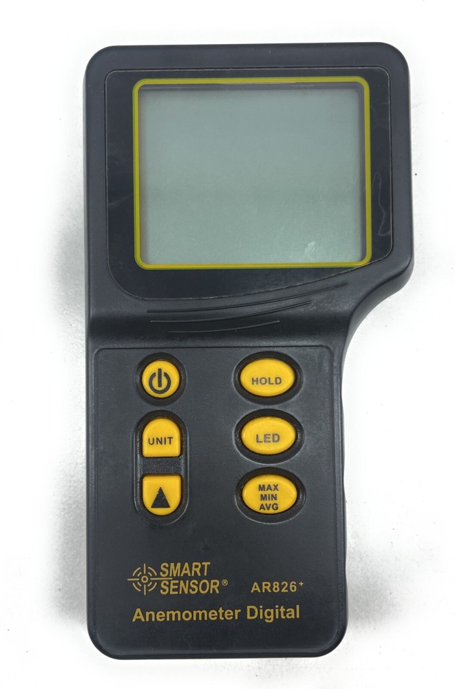 Smart Sensor Anemometer Air Flow Meter Intell Instruments Plus AR826+ Digital