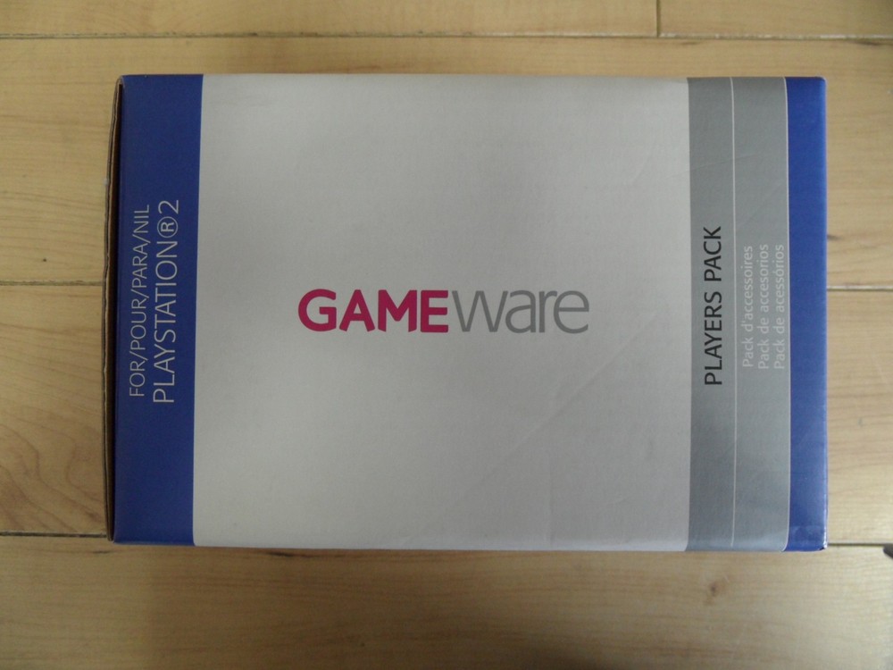 Gameware Players Pack for PS2 w/ ORIGINAL box and documentation