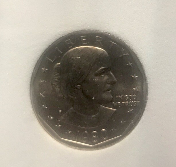 1980 P,D Susan B Anthony Dollars Two Coins
