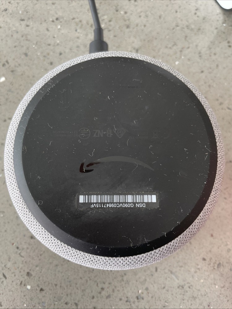 Amazon Echo Dot 3rd Generation w/Alexa Voice Grey Black D9N29T Tested!