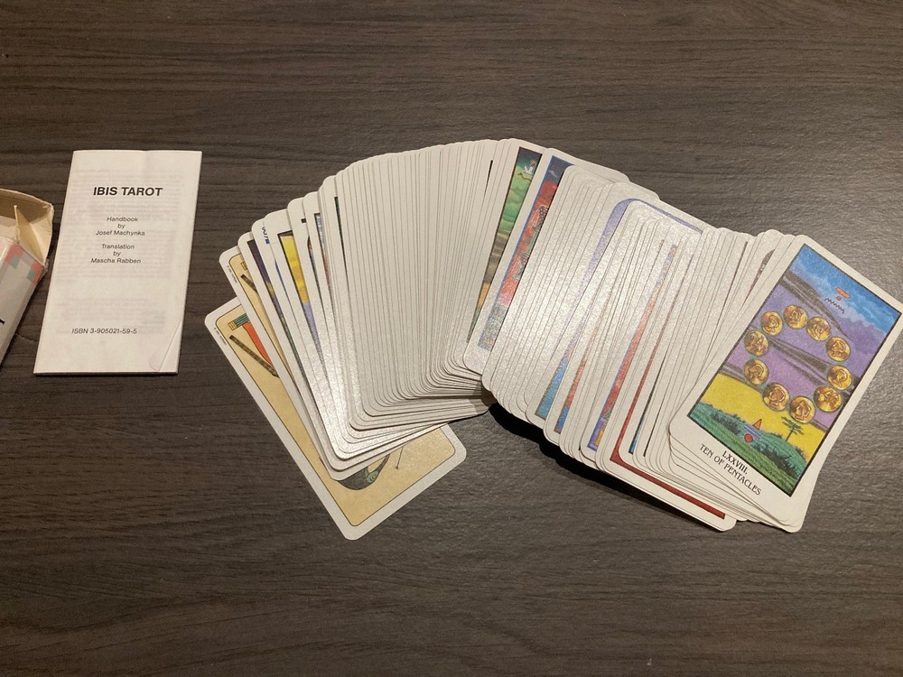 IBIS Tarot Deck 1991 Josef Machynka Full Deck And Guidebook