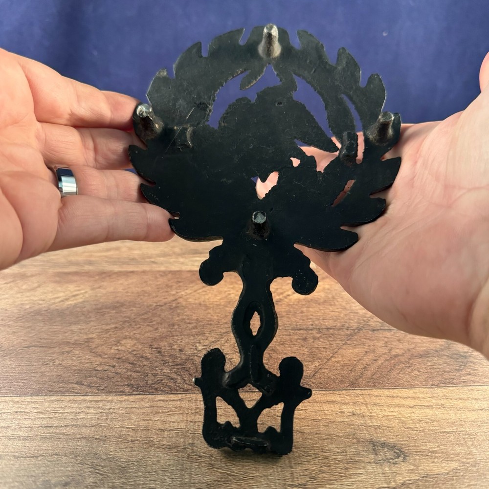 Vintage Eagle Design Footed Trivet