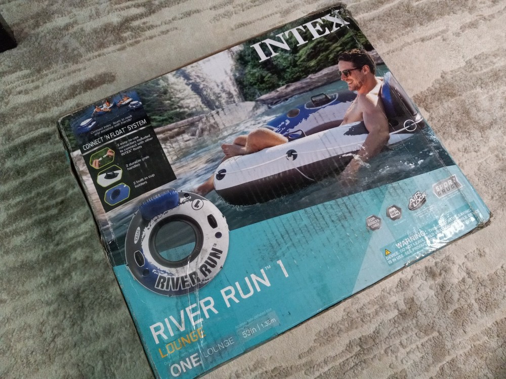 Intex River Run 1 Lounge Connect N Float System New