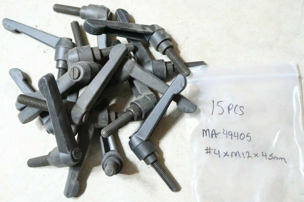 MONROE ENGINEERING MA-49405 #4 x M12 Stud SS Insert Adjustable Handle