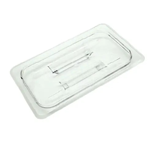 Thunder Group PLPA7130C 1/3 Size Clear Polycarbonate Solid Food Pan Lid