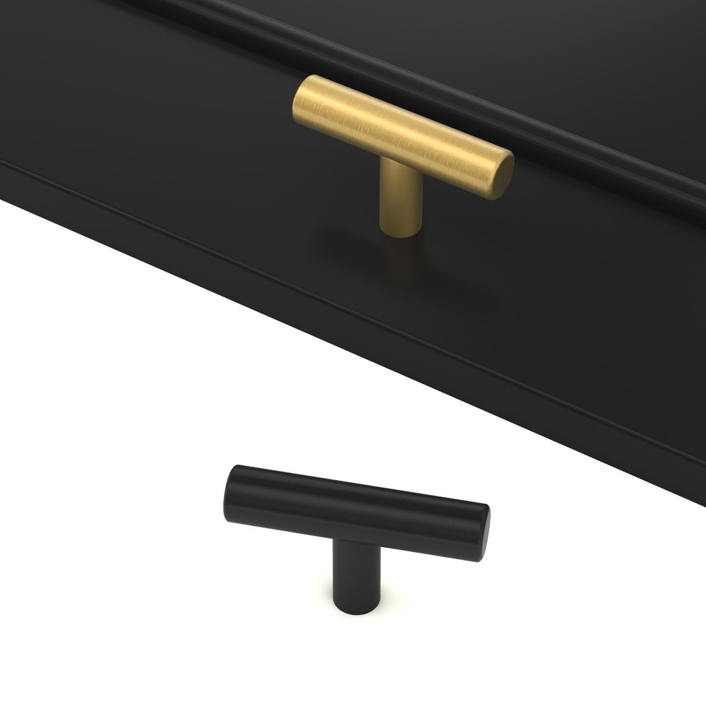 25 Pack Gold Cabinet Knobs Brushed Brass Kitchen Knobs Gold Drawer Knobs Bath...