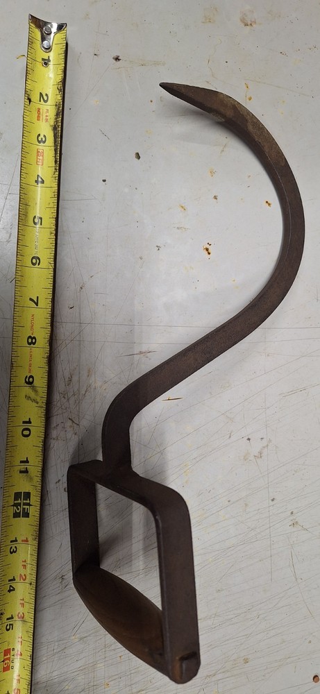 vintage hay bale hook