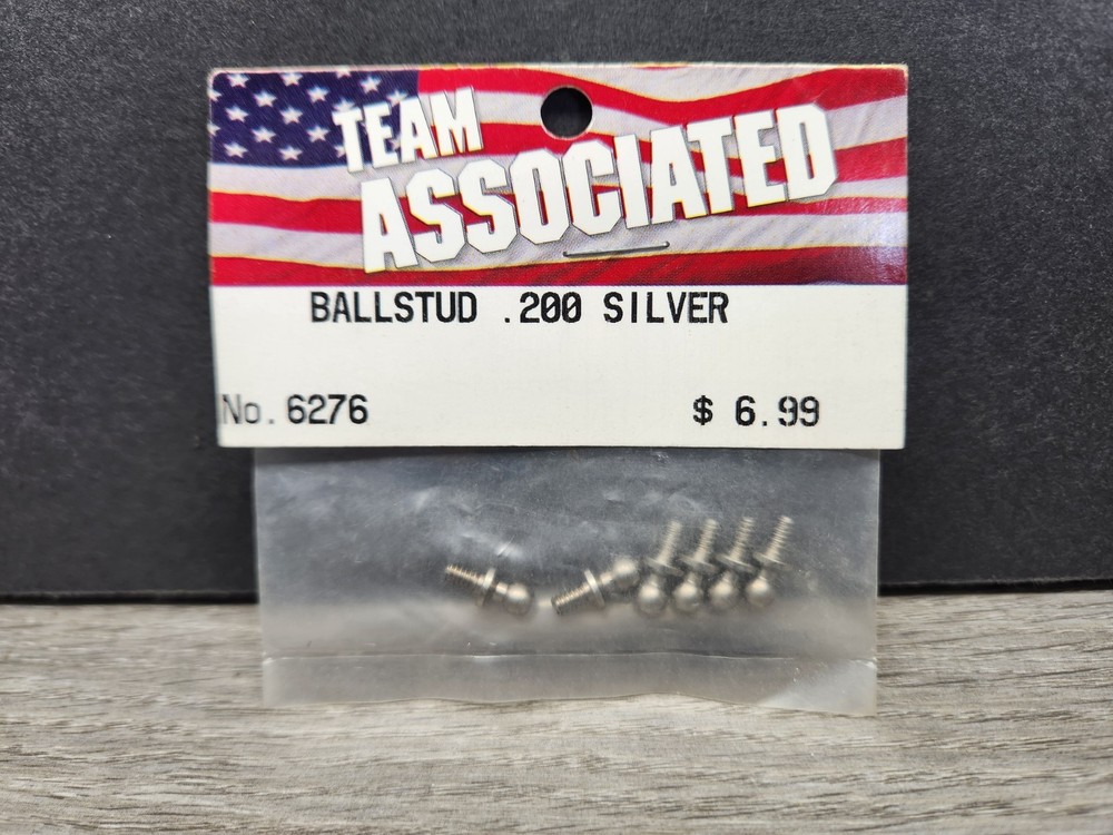 Team Associated 6276 BALLSTUD .200 SILVER Ball Stud New