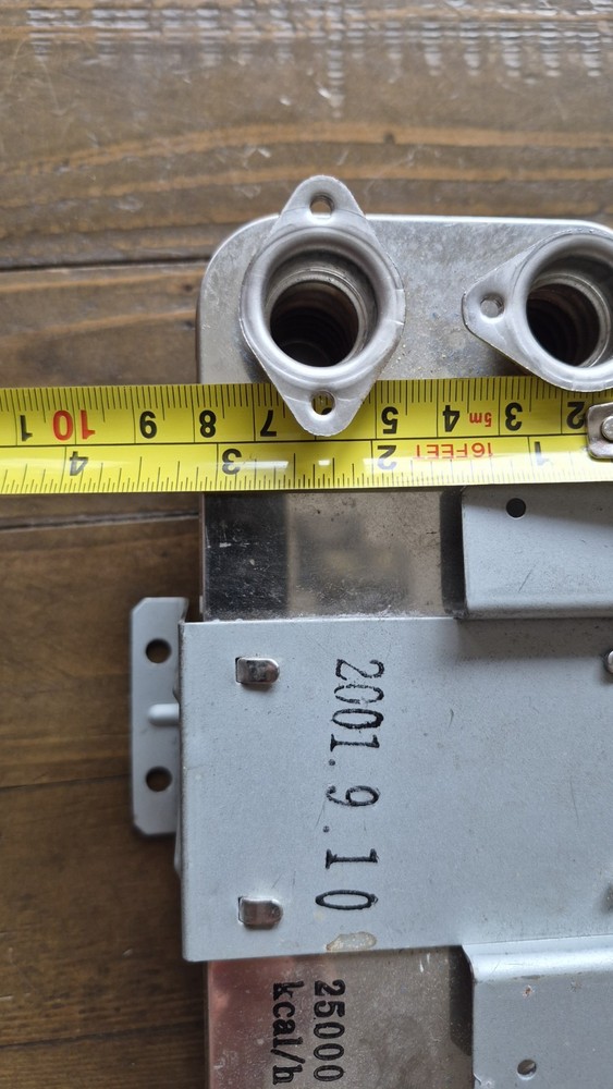 Gas Boiler 18 Plate Copper Brazed Heat Exchanger Of Unknown Orgin