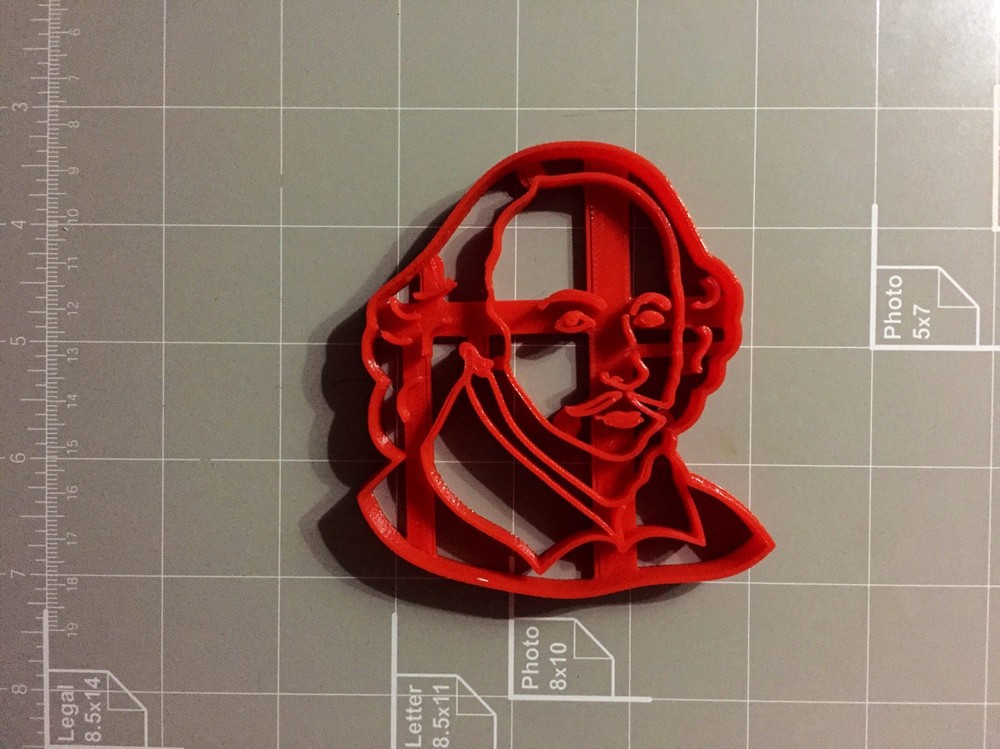 William Shakespeare Cookie Cutter
