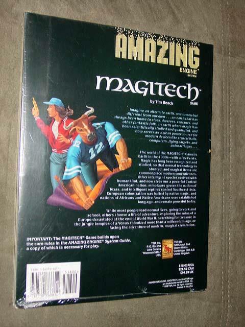 (2) TSR - Amazing Engine - System Guide & Magitech magazine games ! - EXCELLENT