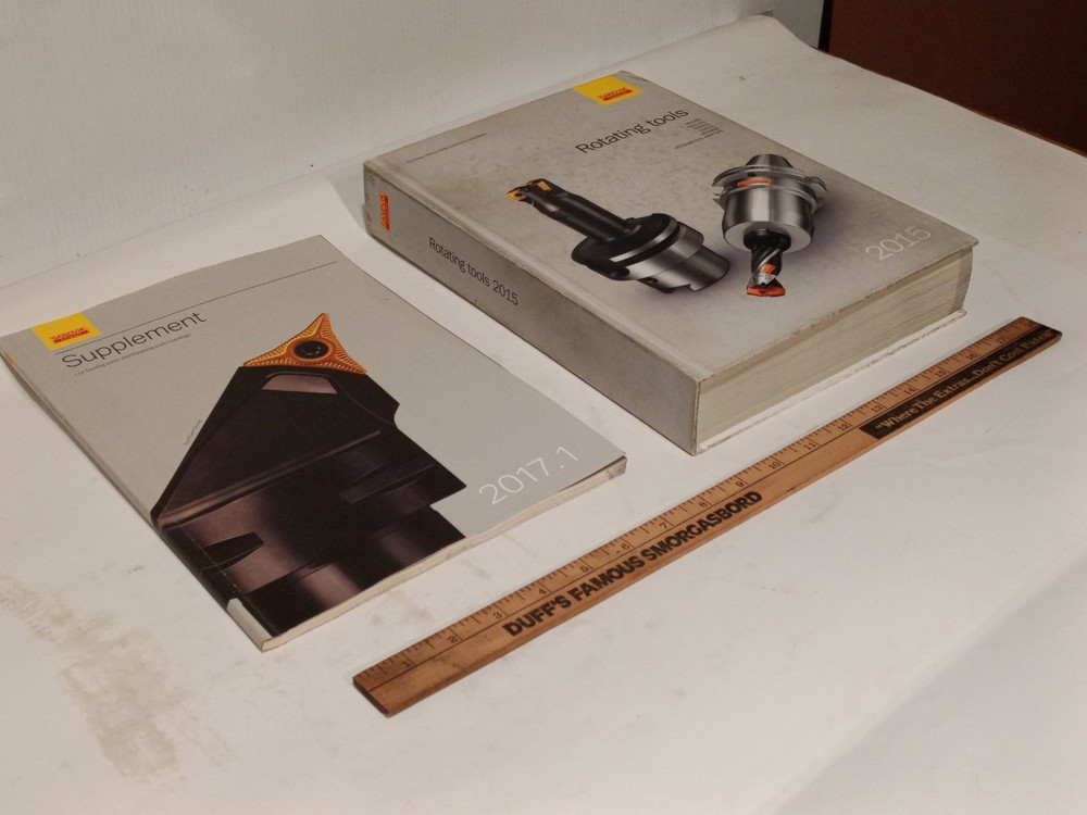 Sandvik Coromant 2015 Rotating Tools Reference Guide & 2017.1 Supplement Manual