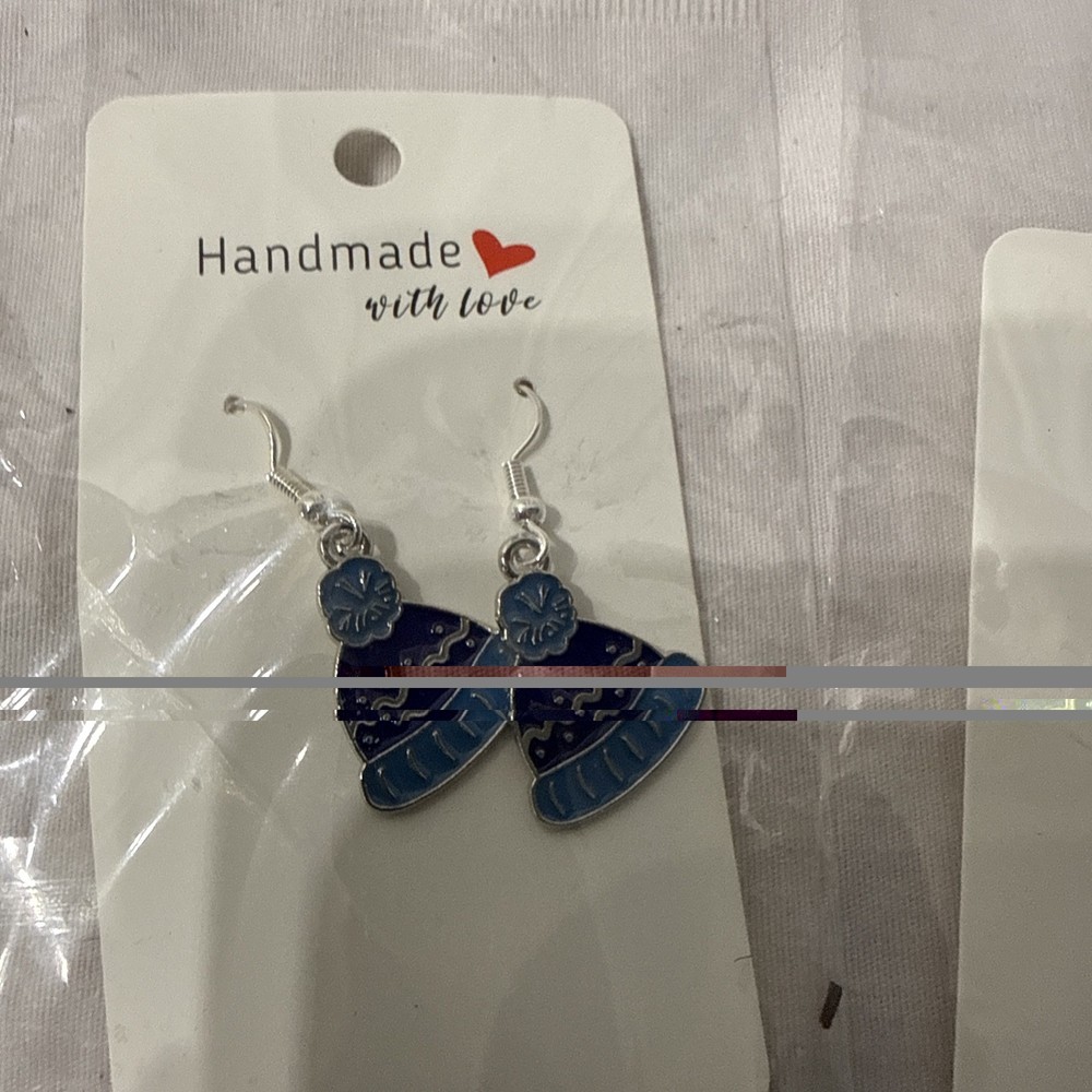 Handcrafted Dangle Earrings 3 Pairs
