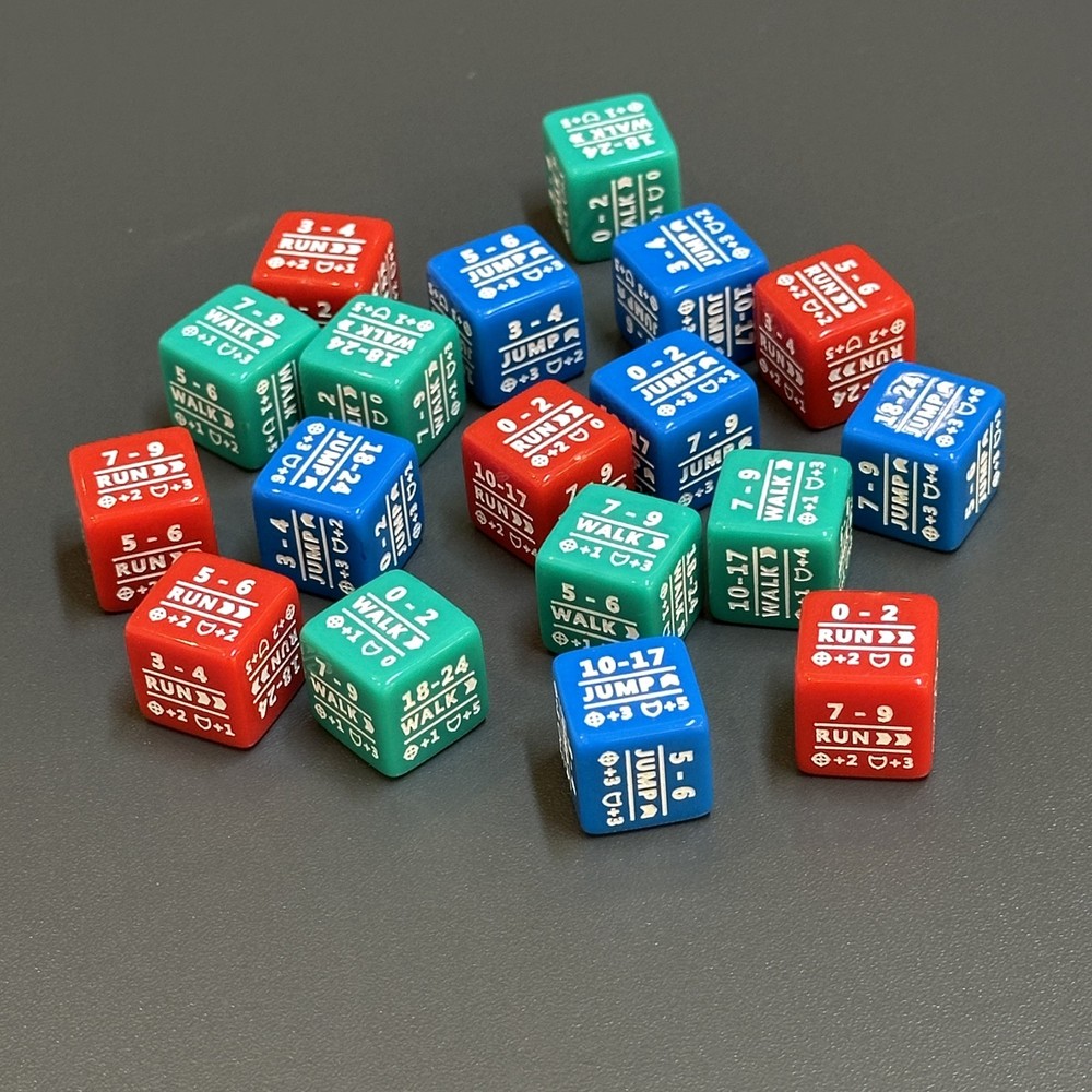 18 Battletech Stats Modifier Dice Dice Bundle Movement Heat & Special WAR GAME A
