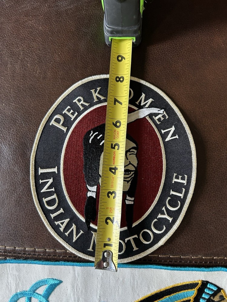 2 Indian motorcycle patches Perkiomen Pa.