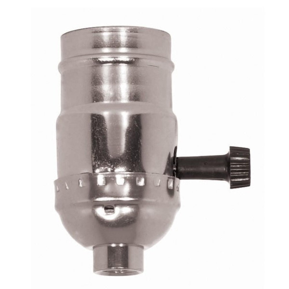 OFF/ON NICKEL-PLATED LAMP SOCKET   TR-42