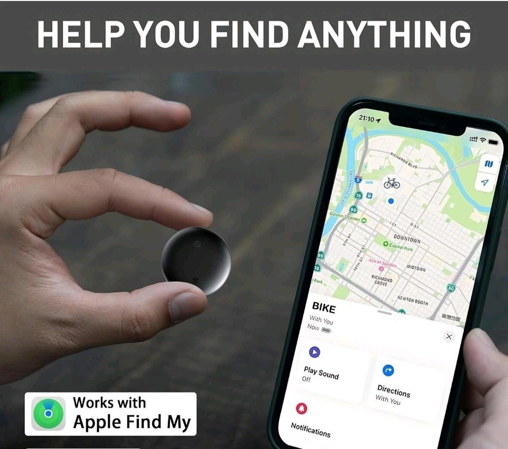 2 Pack Mini GPS tracker For Vehicles Real Time Tracking Device Hiden IOS Iphone