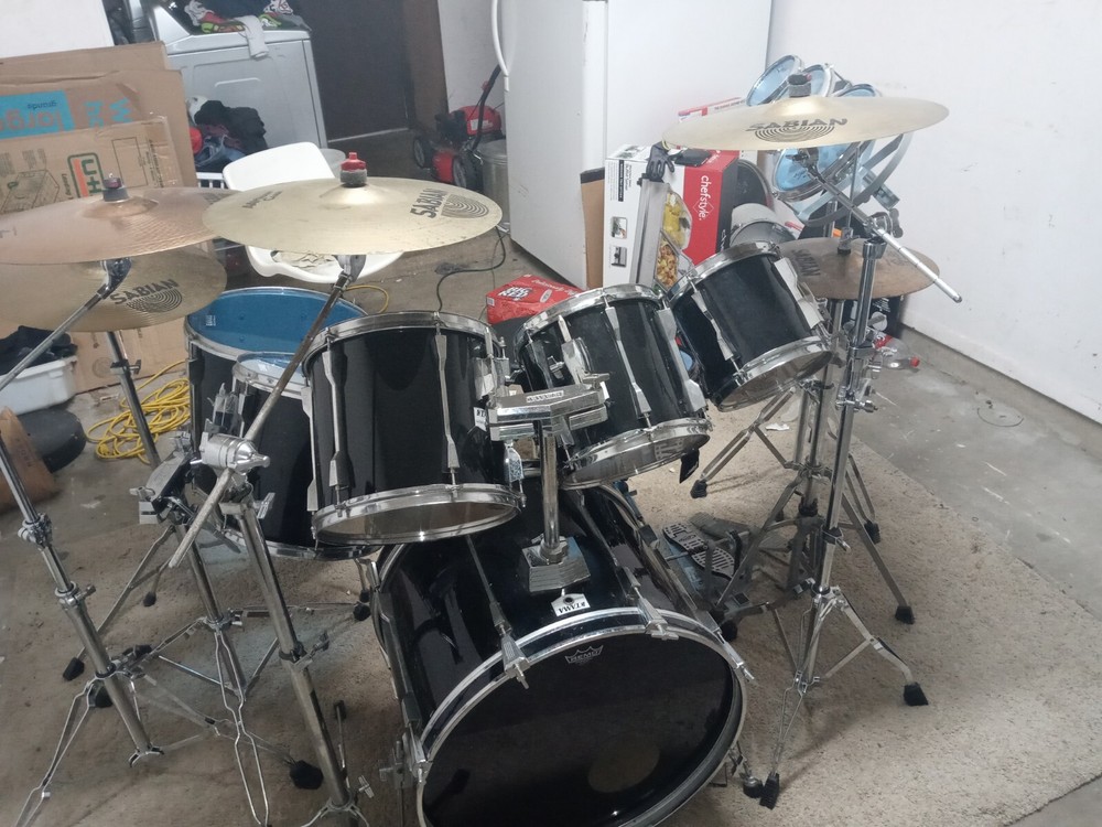 used complete drum sets with cymbals