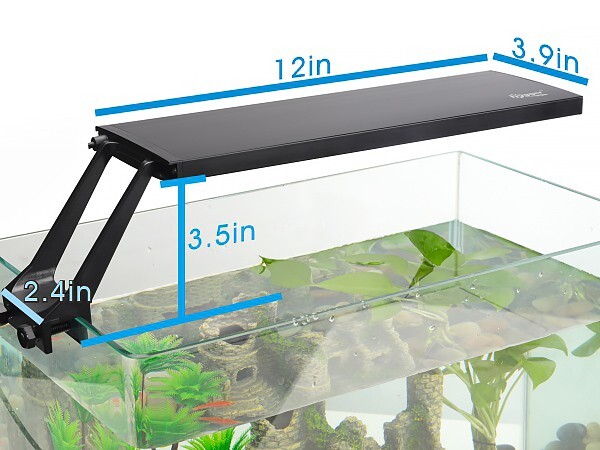 hygger Clip On 24/7 Mode Aquarium Light Adjustable Timer Brightness for Planted