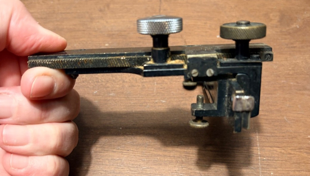 Vintage Spencer Mechanical Stage Microscope Accessory for Biological Laboratory