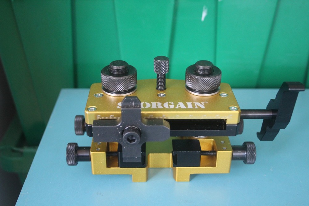 SPORGAIN PISTOL SIGHT ADJUSTMENT ALIGNMENT PUSHER TOOL WITH STOP BLOCKS