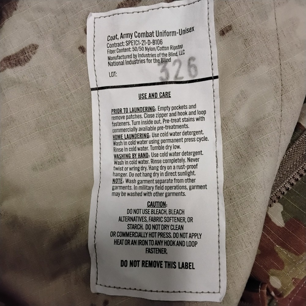 OCP Uniform Set – Coat & Pants – Medium Regular Set