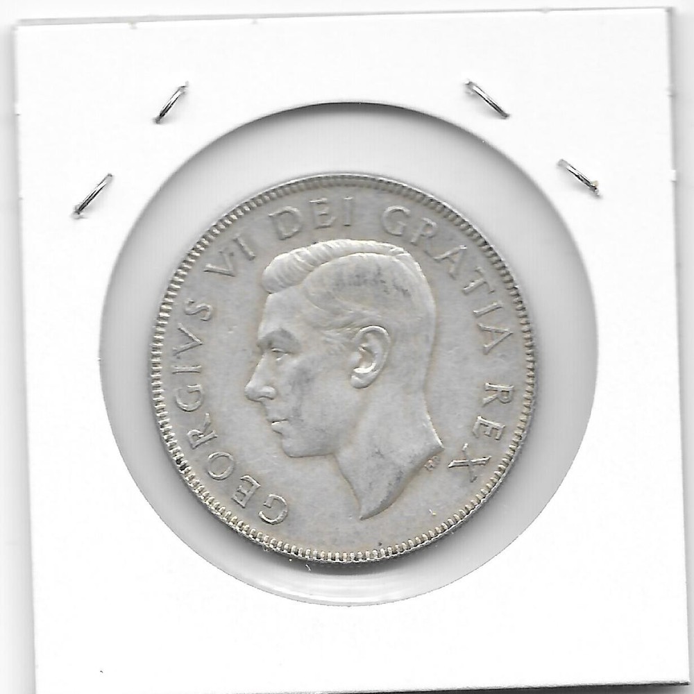 1952 CANADIAN 50 CENT PIECE VERY NICE (SILVER)