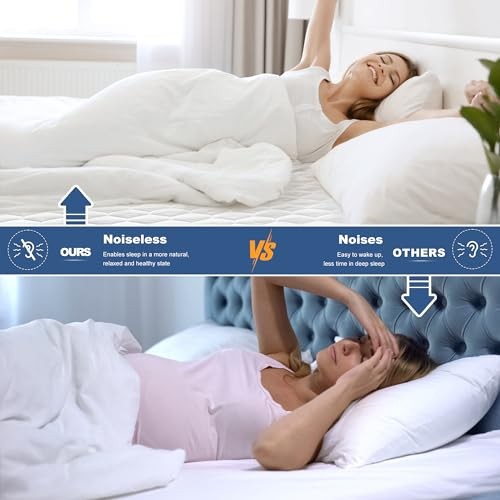 Mattress Protector Waterproof, 100% Waterproof Quilted Fitted Full Microfiber