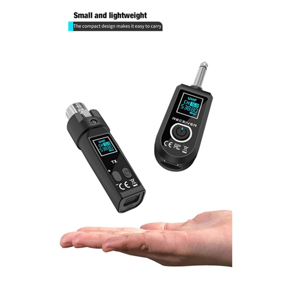 UHF Microphone Converter System XLR Transmitter and Microphone Receiver9933