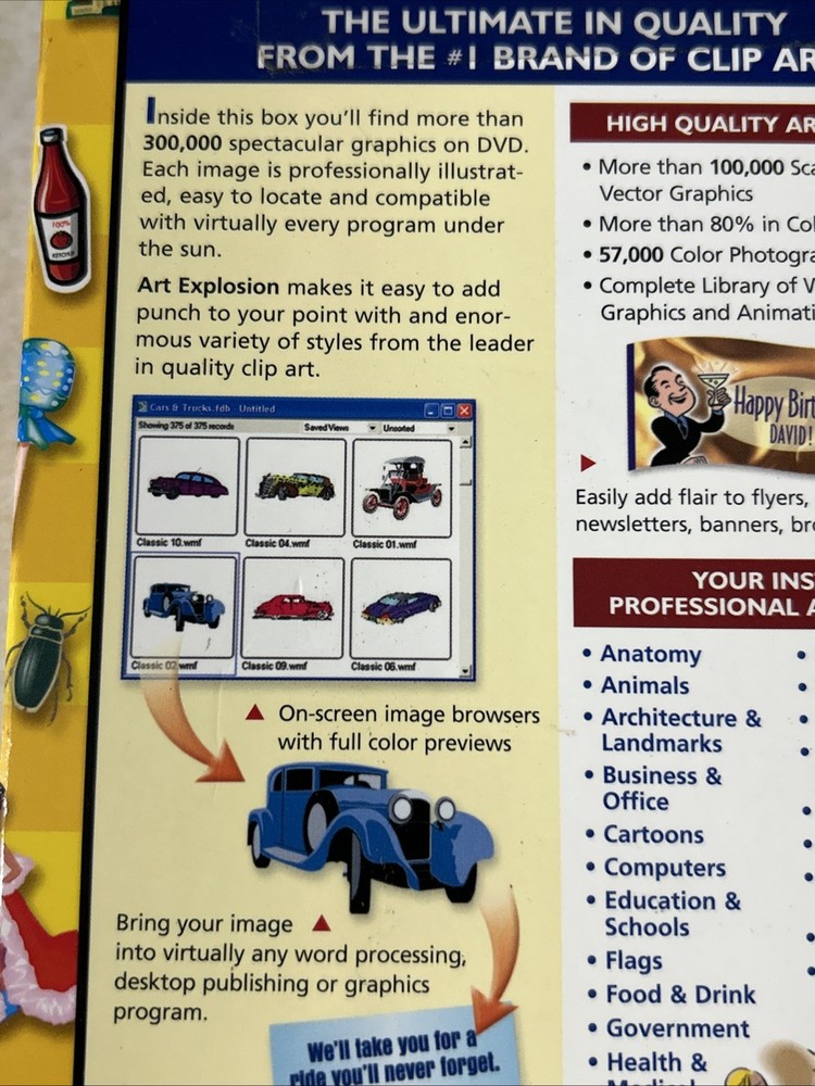 Nova Development Art Explosion 300,000 Software DVD Premium Image Collection NEW